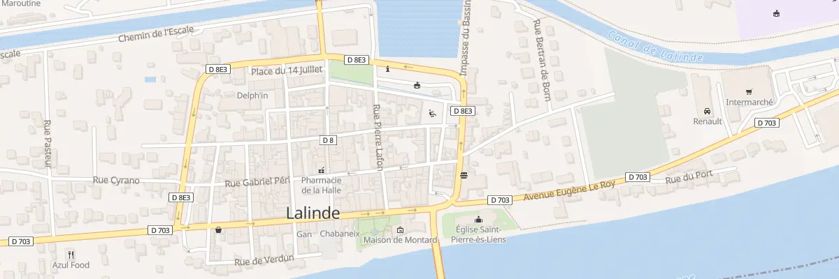 Plan du 9 Rue du Périgord à Lalinde