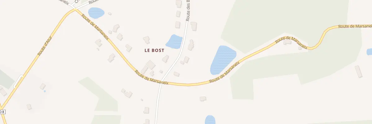 Plan du 601 Rte des Bitours à Église-Neuve-de-Vergt