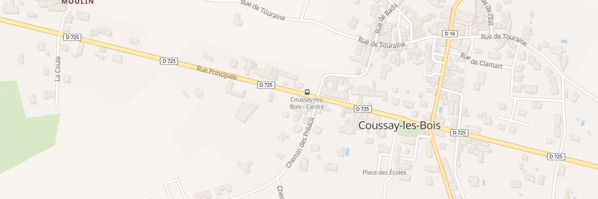 Plan du 29 Rue Principale à Coussay-les-Bois