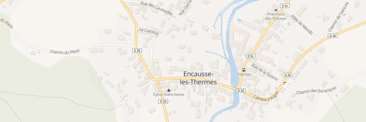 Plan du 28B Rue Longue à Encausse-les-Thermes