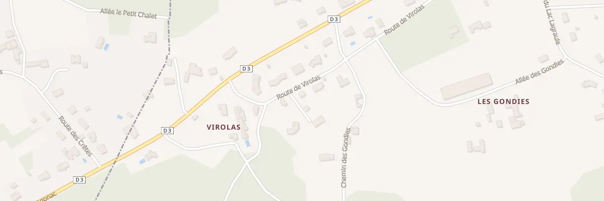 Plan du 463 Rte de Virolas à Agonac