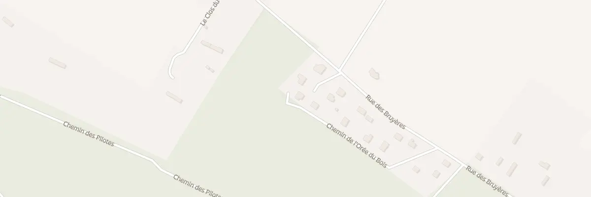 Plan du 60 Pas des Bruyères à Notre-Dame-de-Bliquetuit