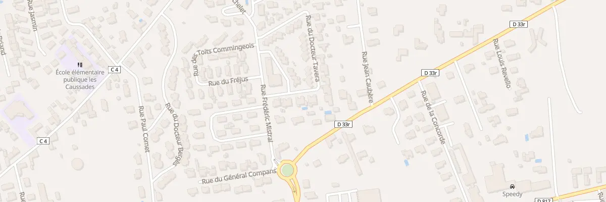 Plan du 4 Rue du Docteur Tavera à Saint-Gaudens