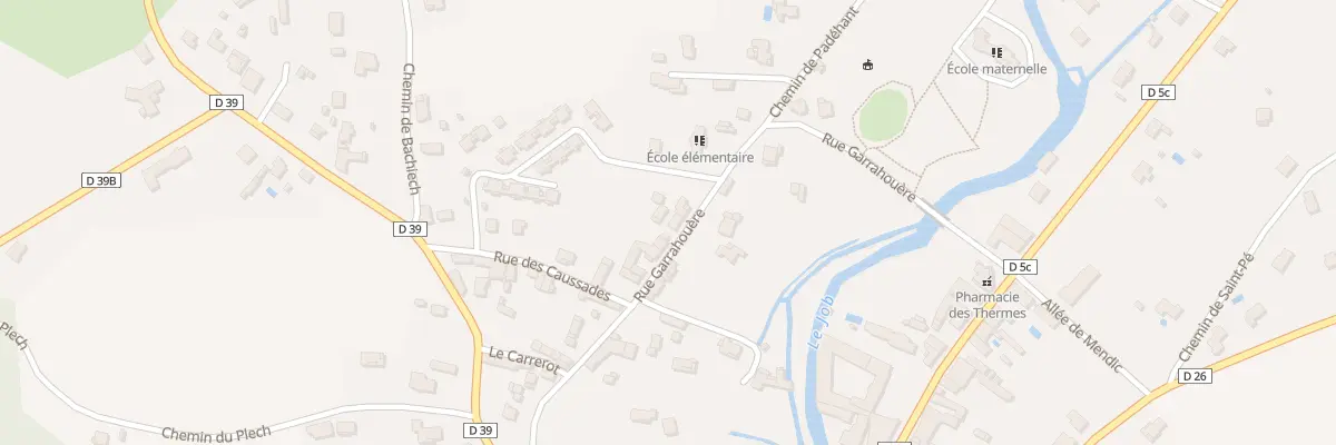 Plan du 16 Rue de Garrahouère à Encausse-les-Thermes