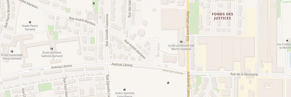 Plan du 86 Rue André Marteau à Saint-Pierre-des-Corps