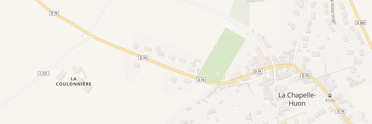 Plan du 28 Rue Ernest Miallaret à La Chapelle-Huon