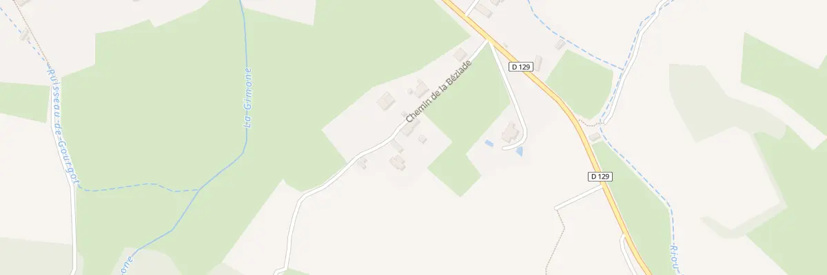 Plan du 5347 La Beziade à Simorre