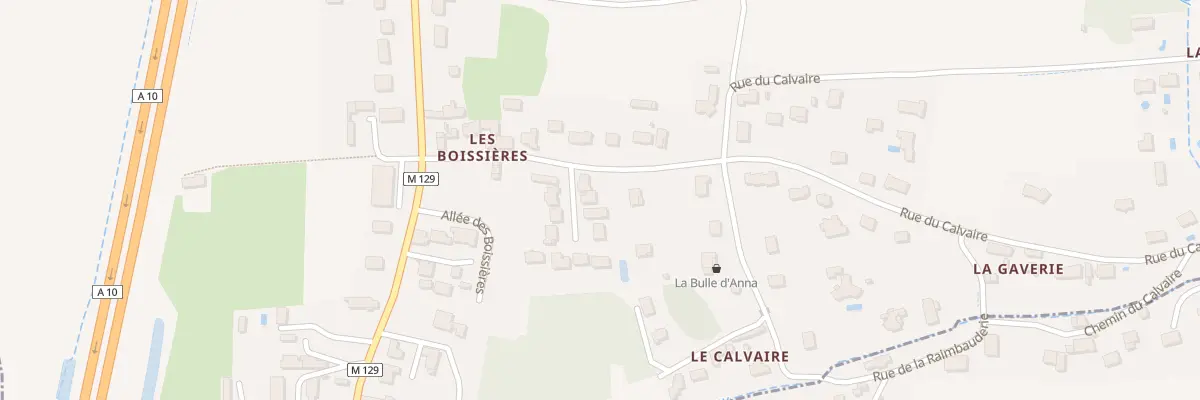Plan du 2 All Guynemer à Parçay-Meslay