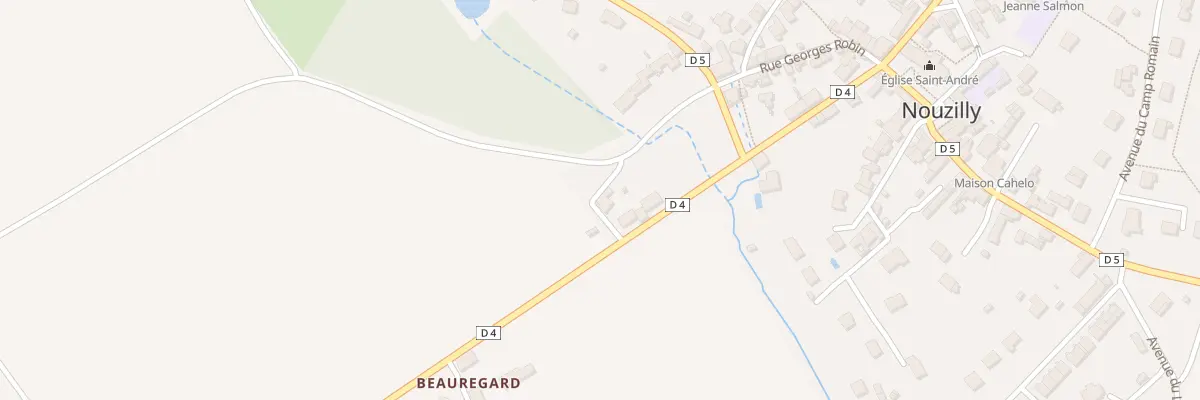 Plan du 203 Bellefontaine à Nouzilly