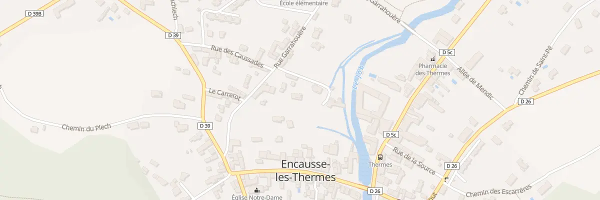 Plan du 6 Che du Goutté à Encausse-les-Thermes