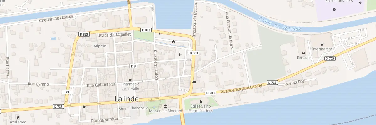 Plan du 11 Bd de Stalingrad à Lalinde