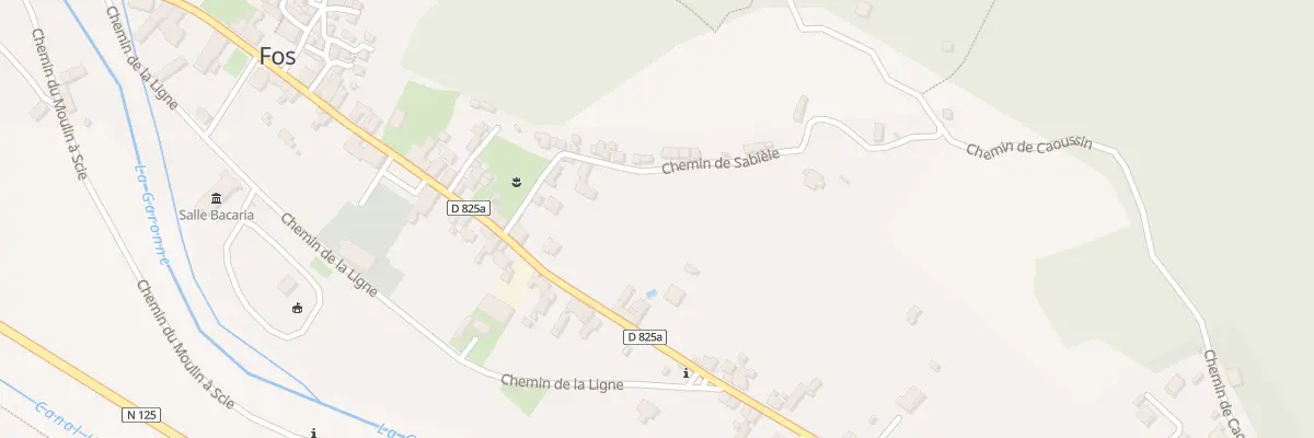 Plan du 293 Sabiele à Fos