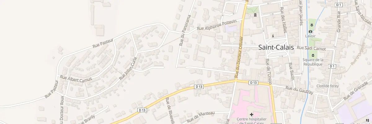 Plan du 1 Rue du Panorama à Saint-Calais