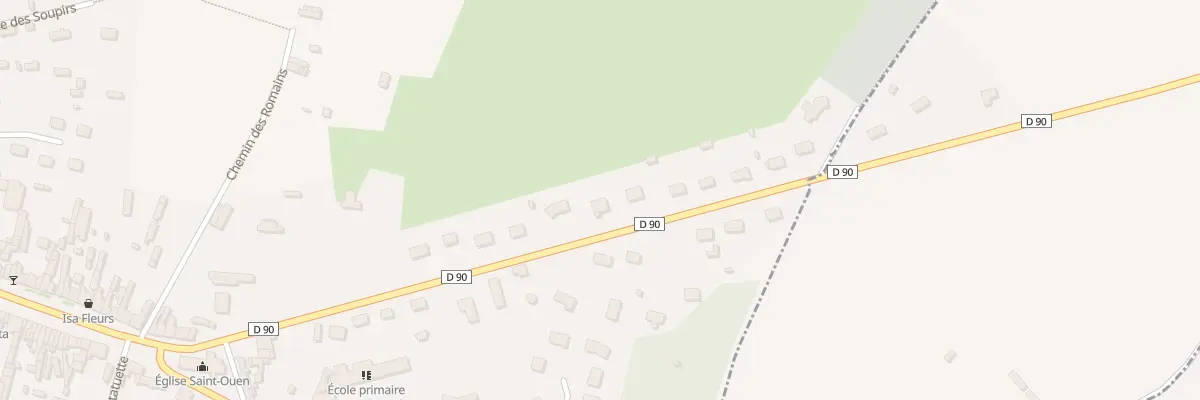 Plan du 45 Rue de l’Abbé Clément à Routot