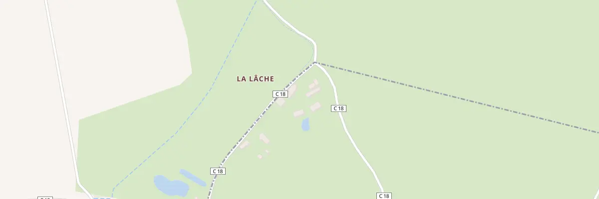 Plan du 152 Le Lache à Bossée
