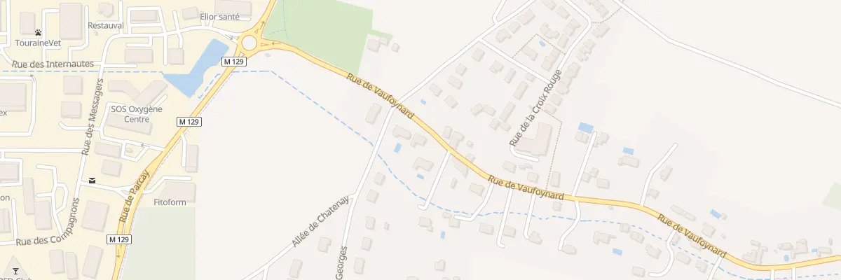 Plan du 65 Rue Vaufoynard à Rochecorbon