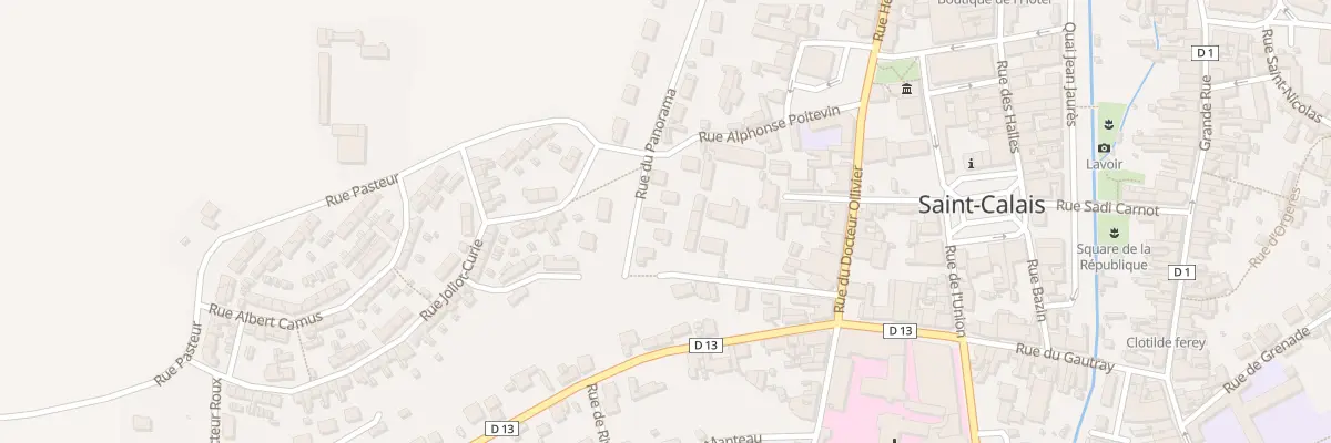 Plan du 5 Rue du Panorama à Saint-Calais