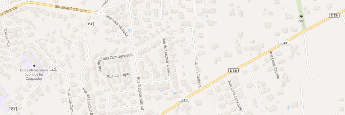 Plan du 18 Rue du Docteur Tavera à Saint-Gaudens