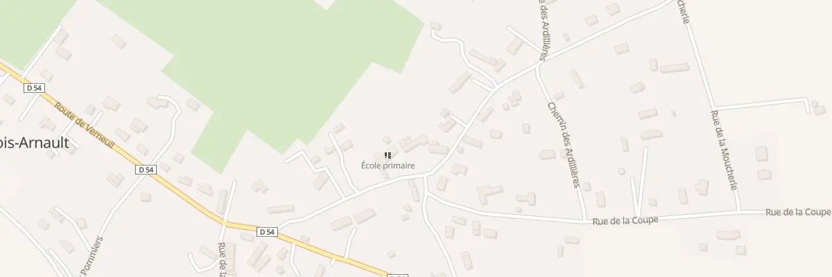 Plan du 11 Rue de l’Ecole à Bois-Arnault