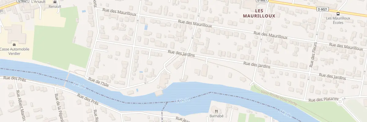 Plan du 2 Rue du Lavoir à Trélissac