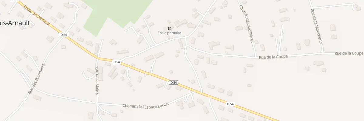 Plan du 16 Rue de l’Ecole à Bois-Arnault