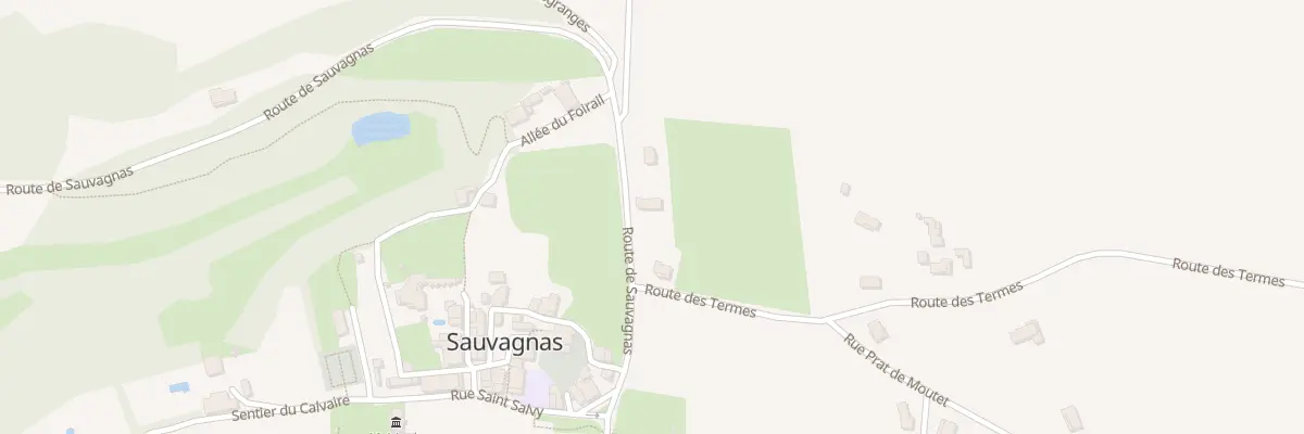 Plan du 5001F La Bergno à Sauvagnas