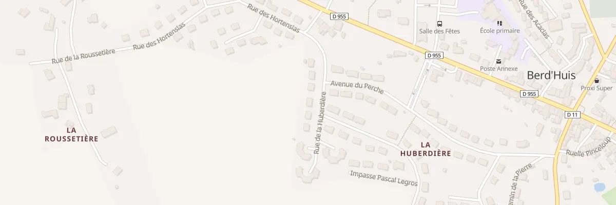 Plan du 4 Rue du Stade à Berd’huis