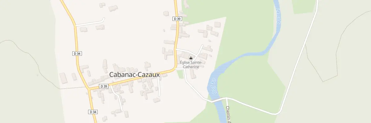 Plan du 19 La Place à Cabanac-Cazaux