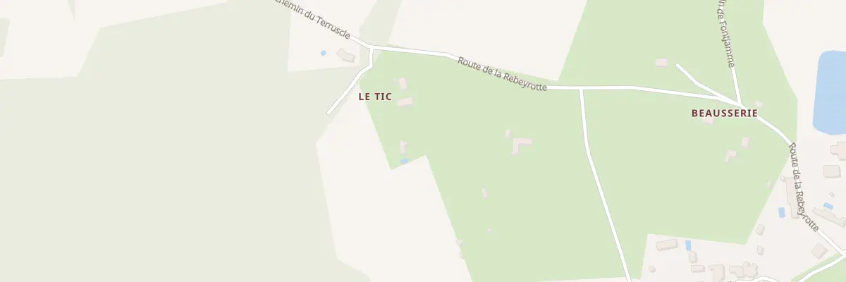 Plan du 112 Le Tic à Pressignac-Vicq