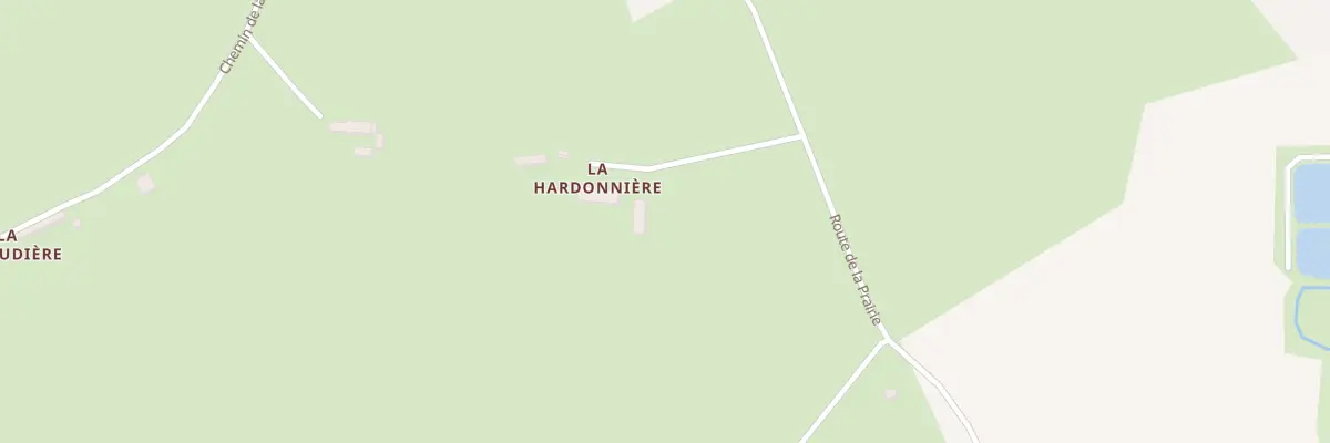Plan du 83 La Hardonniere à Saint-Hilaire-sur-Erre
