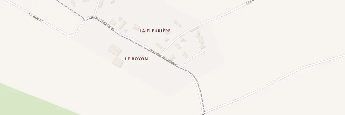 Plan du 8 Rue de la Fleuriere à Ambenay