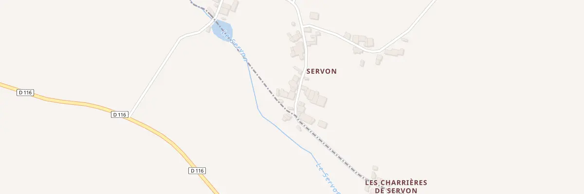 Plan du 48 Servon à Leignes-sur-Fontaine