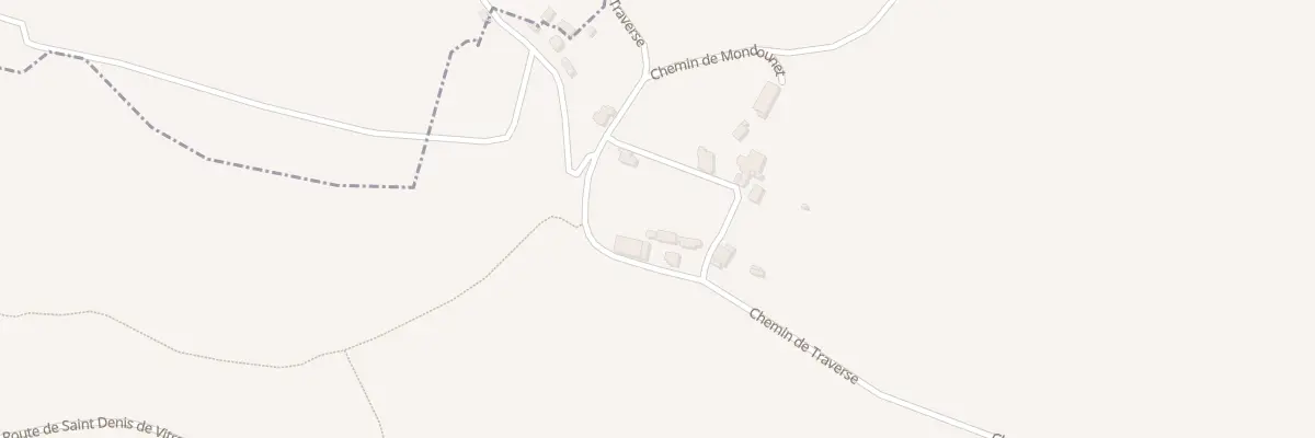 Plan du 636 Che de Traverse à Laroque-Timbaut