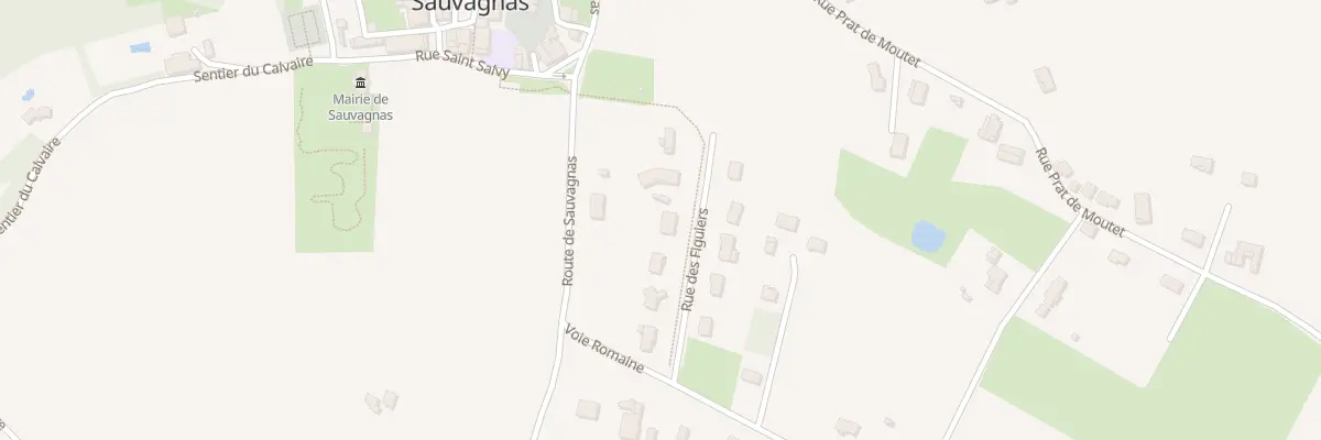 Plan du 500 Prat de Moutet à Sauvagnas