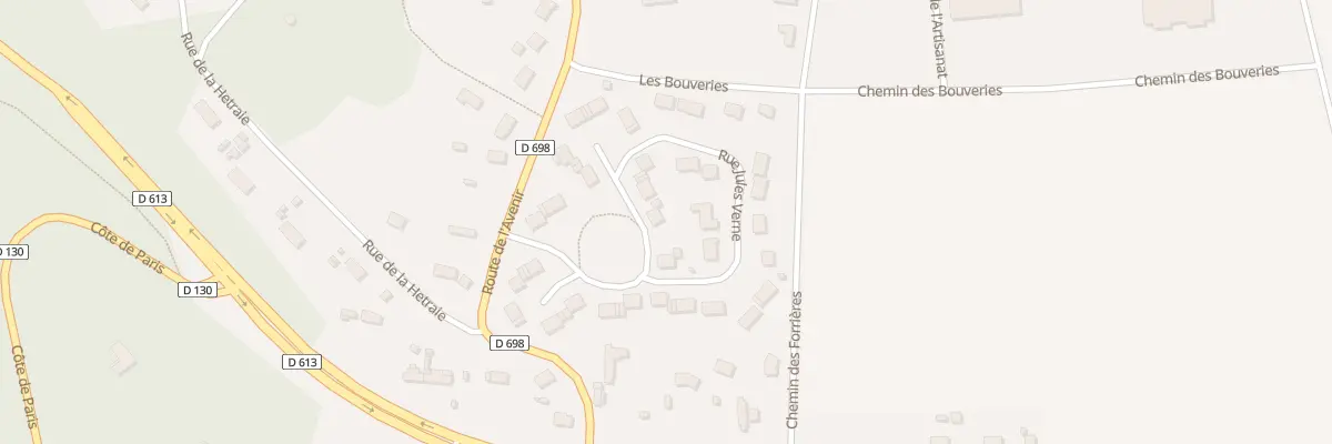 Plan du 10 Rue Jules Verne à Nassandres sur Risle