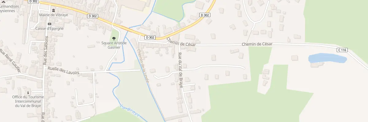 Plan du 3 Rue du Val de Braye à Vibraye