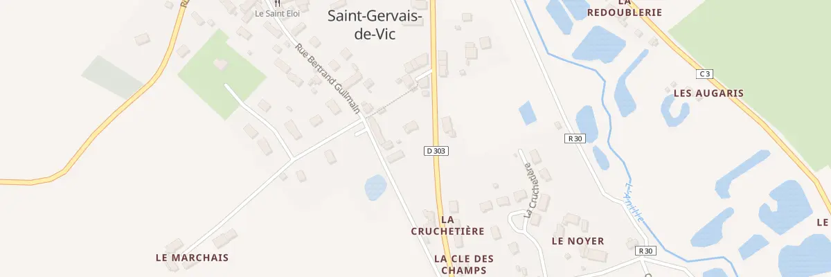 Plan du 10 Rue des Chardonnerets à Saint-Gervais-de-Vic