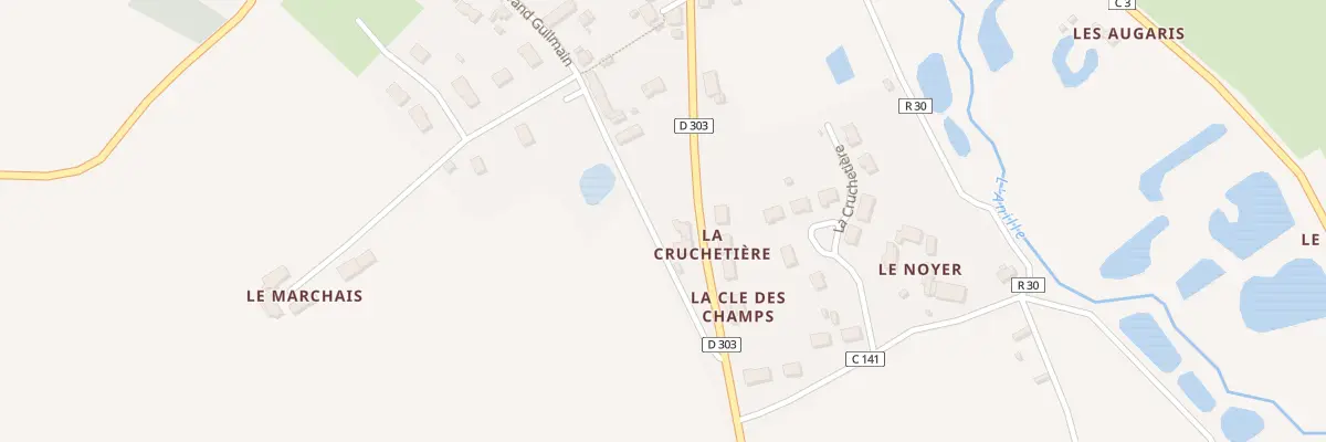 Plan du 14 Rue des Chardonnerets à Saint-Gervais-de-Vic