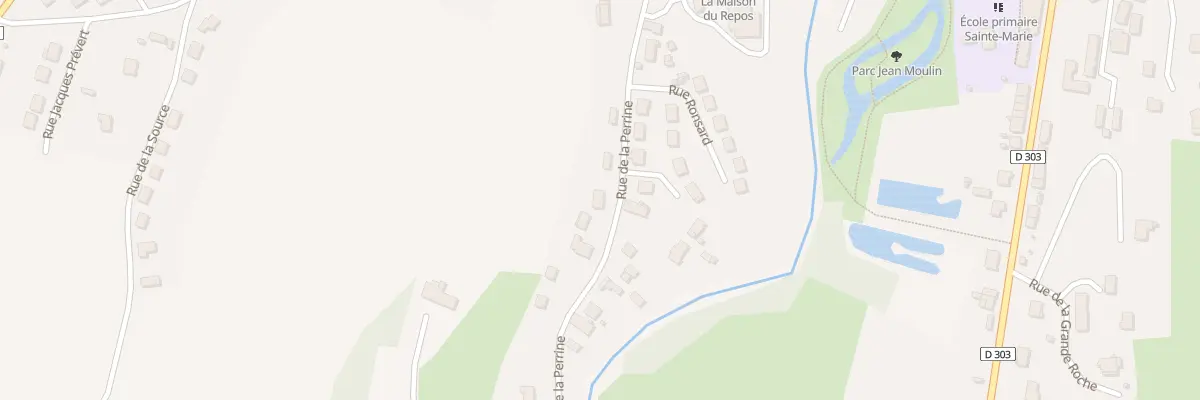 Plan du 41 Rue de la Perrine à Saint-Calais