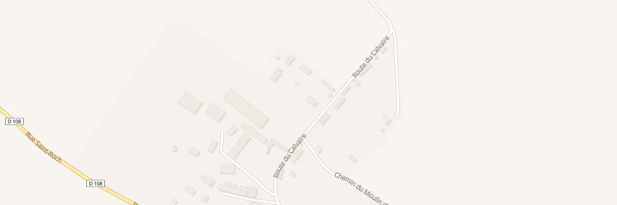 Plan du 405 Rte du Calvaire à Drosay