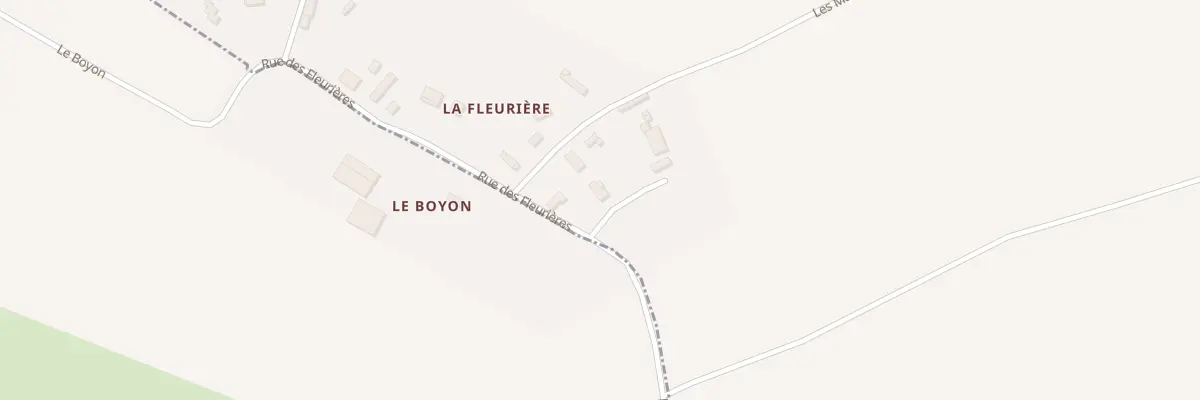 Plan du 9 Rue de la Fleuriere à Ambenay