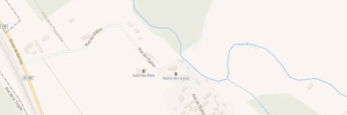 Plan du 20 Rue de l’Eglise à Launay