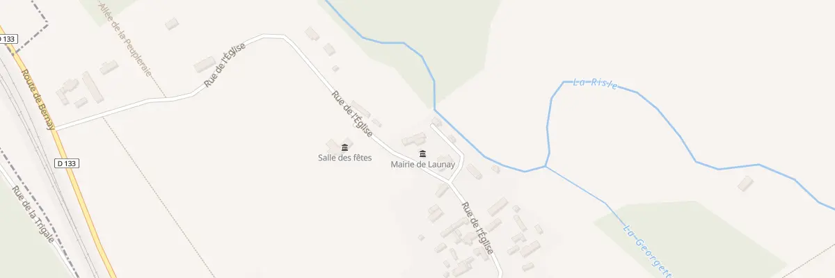 Plan du 48 L’Eglise à Launay