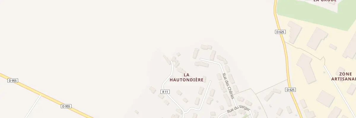 Plan du 15 La Hautondiere à Berd’huis