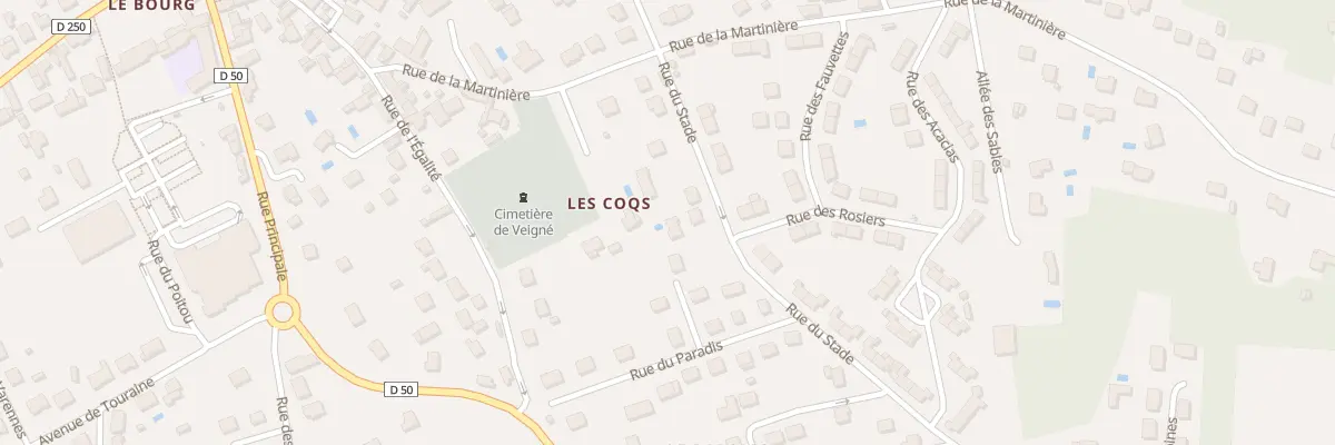 Plan du 3B Rue du Stade à Veigné