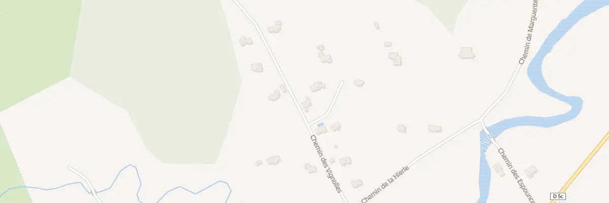 Plan du 206 Che des Vignolles à Encausse-les-Thermes