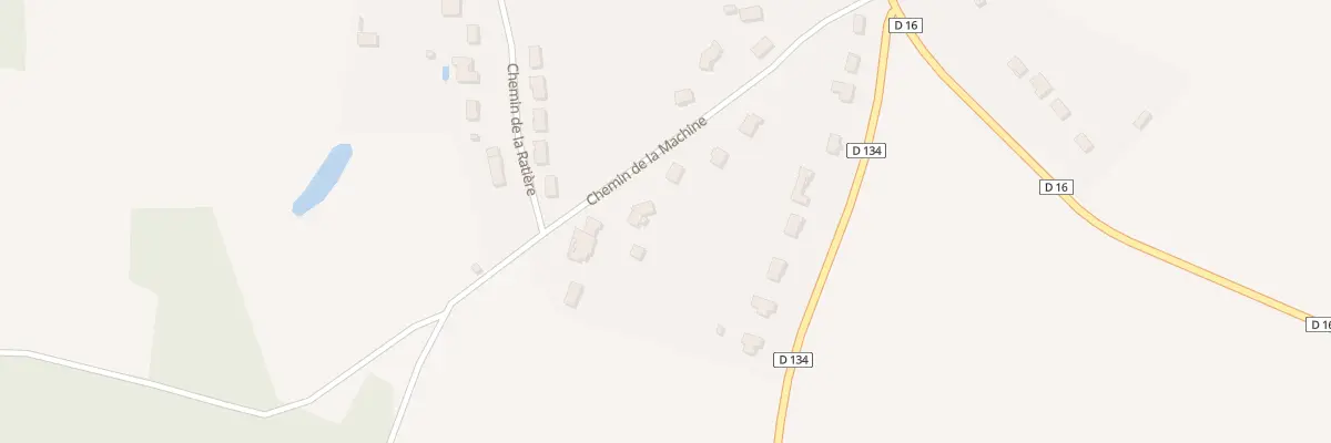 Plan du 11 Che de la Machine à Coussay-les-Bois