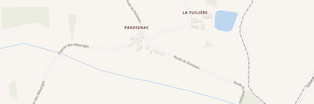 Plan du 2045 Rte du Ruisseau à Saint-Michel-de-Villadeix