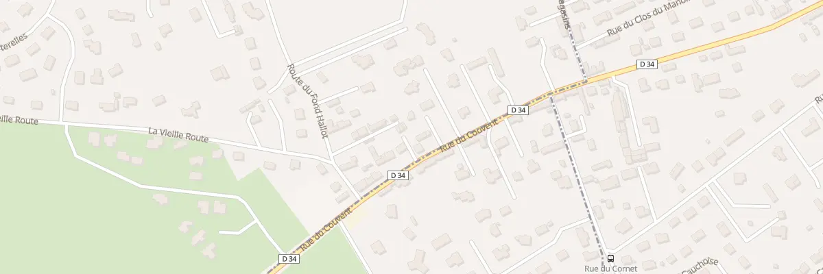 Plan du 22 Rue du Couvent à Valliquerville