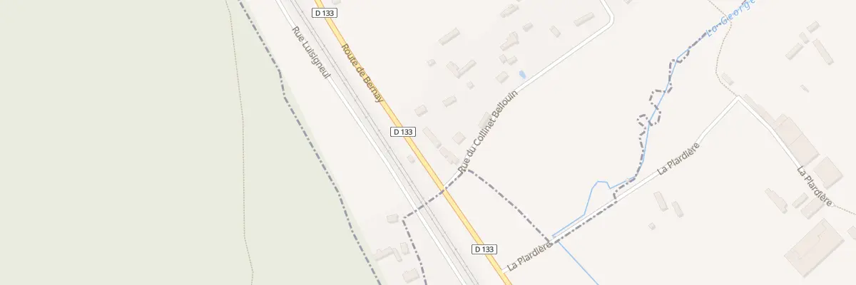 Plan du 41 Rte de Beaumont à Beaumontel